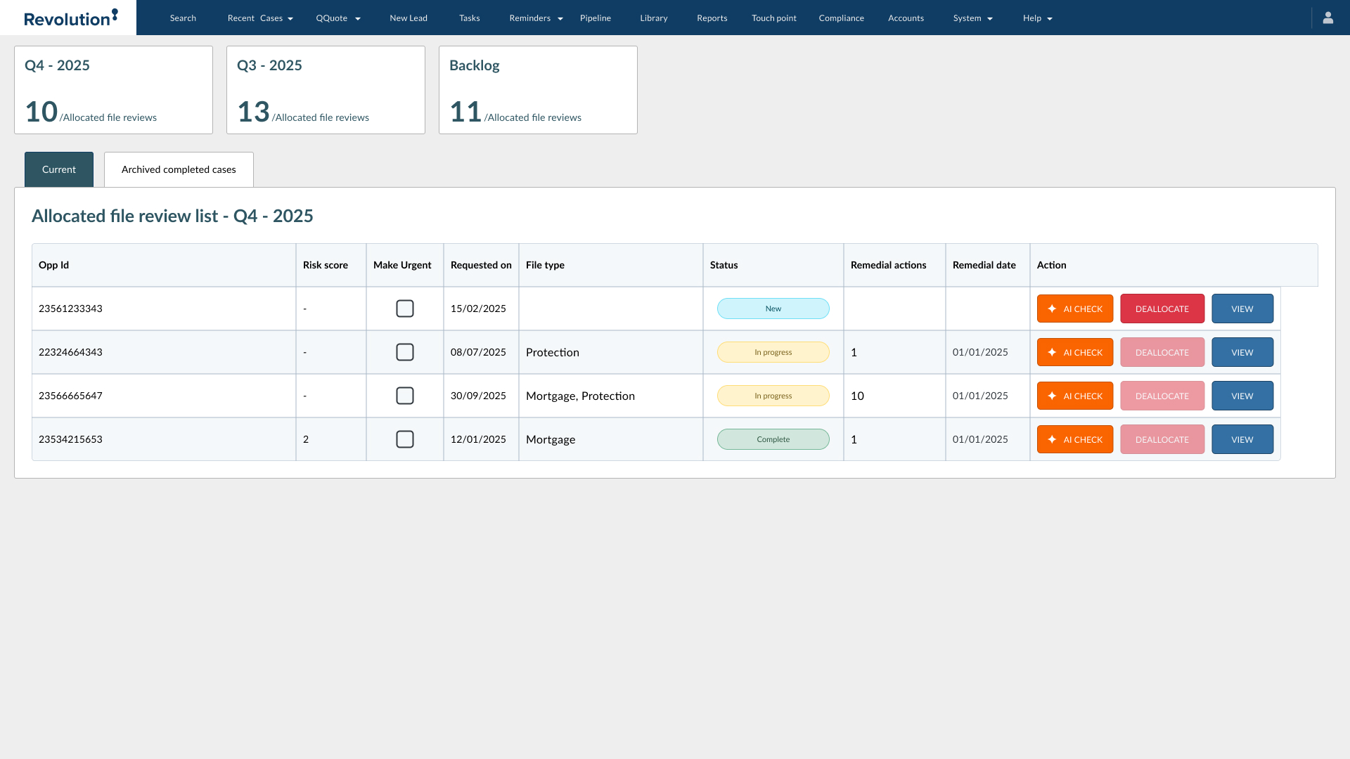 Allocation Dashboard